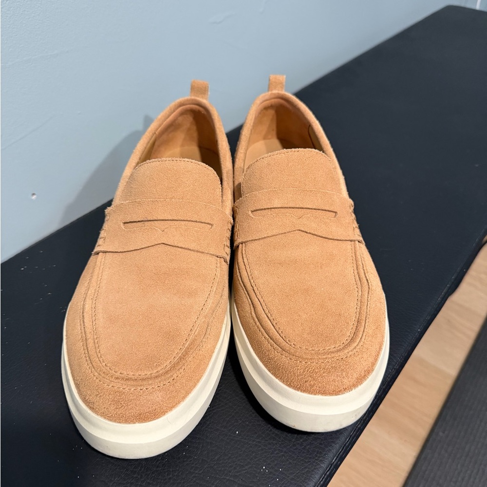 Cole Haan Men's Light Brown Suede Slip-Ons